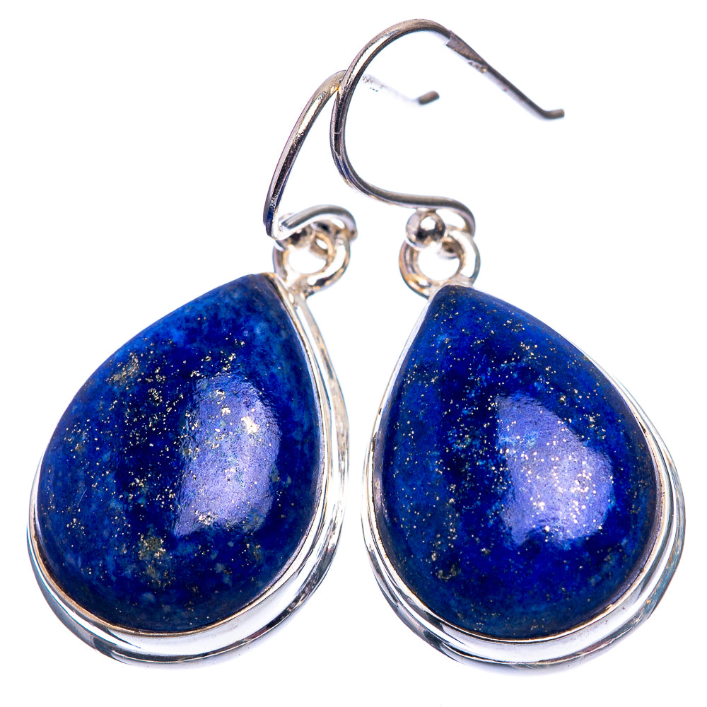 Lapis Lazuli Earrings 1 3/8" (925 Sterling Silver) E432416