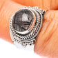 Tourmalinated Quartz Ring Size 6.75 (925 Sterling Silver) R4062