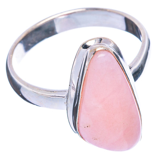 Pink Opal Ring Size 8 (925 Sterling Silver) R4983