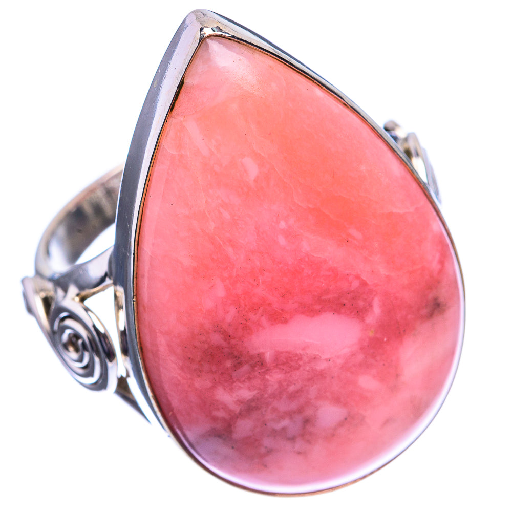 Large Pink Opal Ring Size 9.5 (925 Sterling Silver) R142181