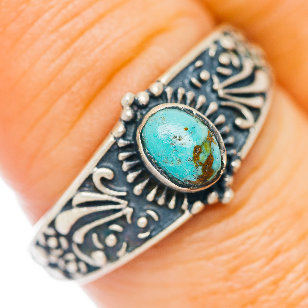 Mojave Turquoise Ring Size 9 (.925 Sterling Silver)