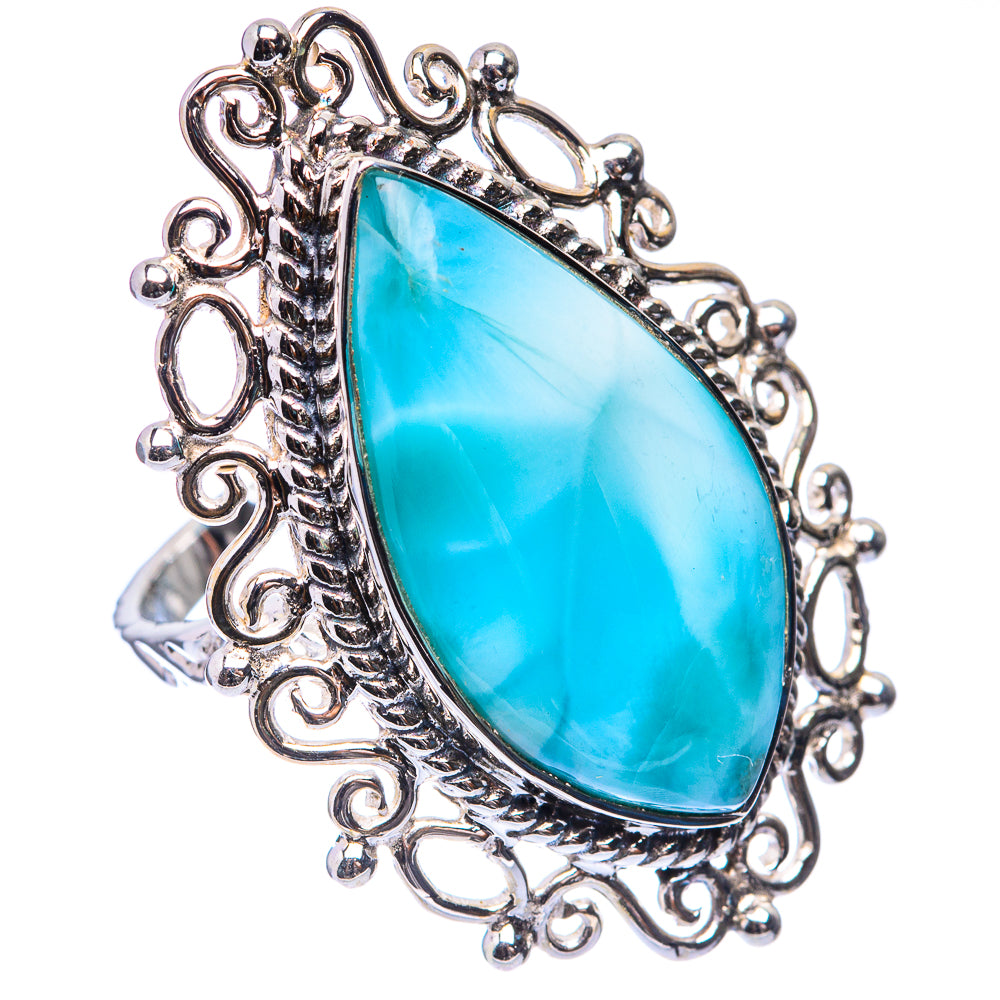 Signature Larimar Ring Size 8.25 (925 Sterling Silver) R141728