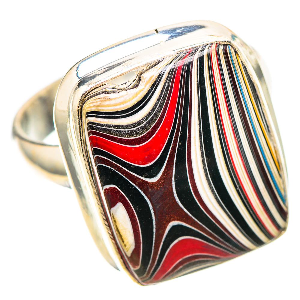 Fordite Ring Size 8 (925 Sterling Silver) RING139251