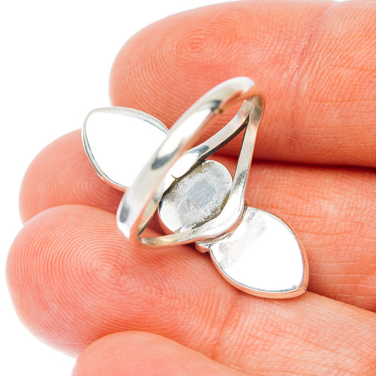 Spiderweb Turquoise Ring Size 8.25 (.925 Sterling Silver)