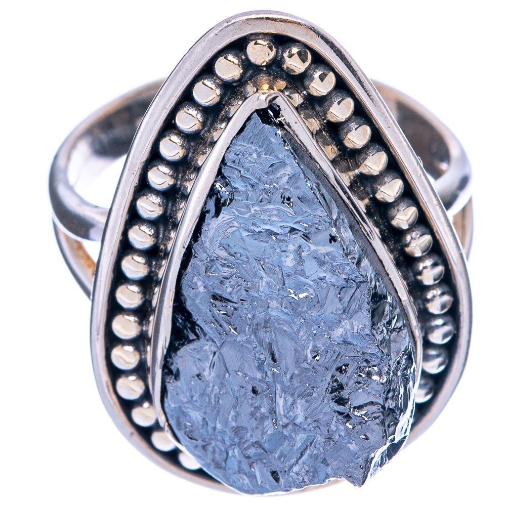 Rough Shungite Ring Size 6 (925 Sterling Silver) R145340