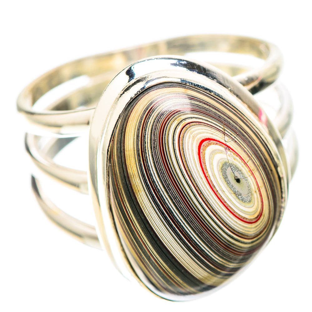 Fordite Ring Size 10.75 (925 Sterling Silver) RING138812