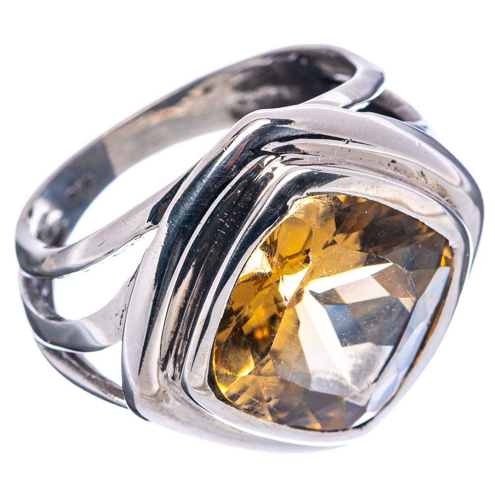 Citrine Ring Size 6.5 (.925 Sterling Silver)