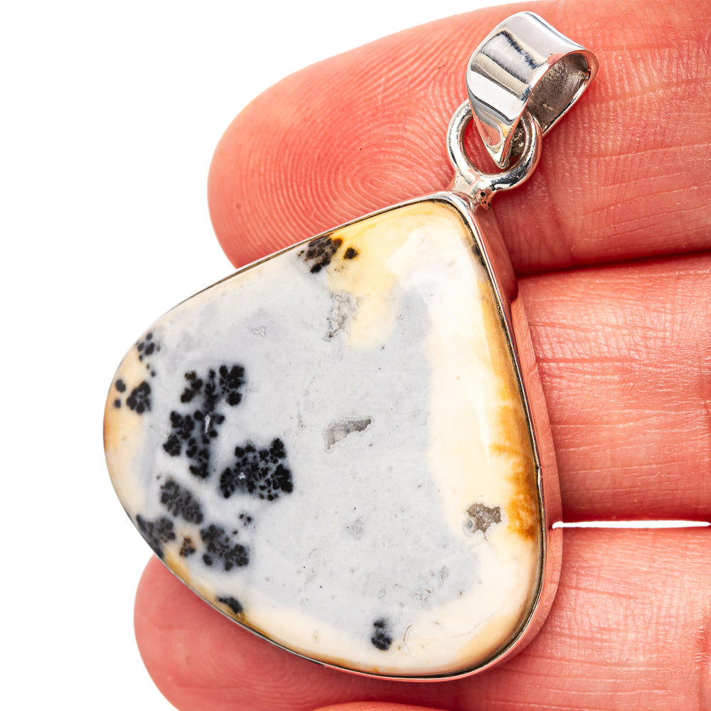 Premium Maligano Jasper Pendant 1 5/8" (.925 Sterling Silver)