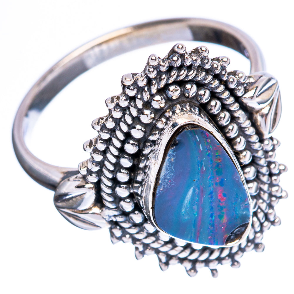 Rare Doublet Opal Ring Size 8 (925 Sterling Silver) R3202