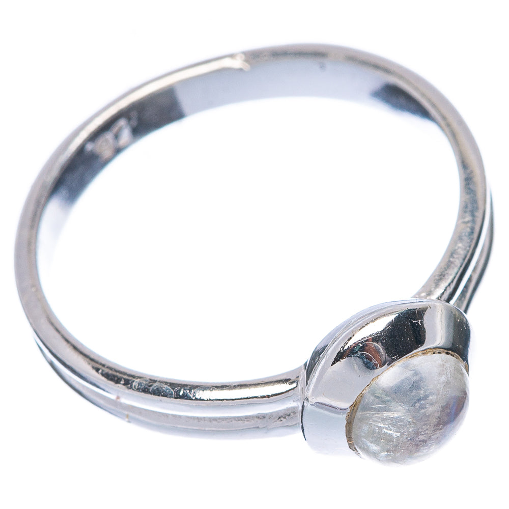 Rainbow Moonstone Dainty Ring Size 6 (925 Sterling Silver) R145843