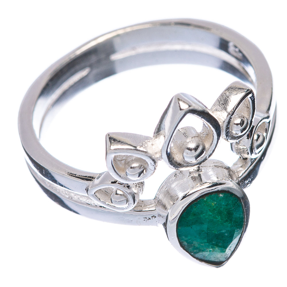 Emerald Dainty Ring Size 7 (925 Sterling Silver) R145864