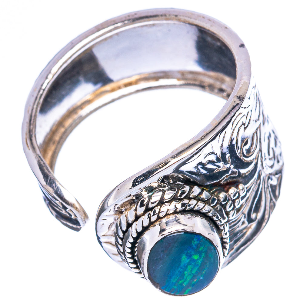 Rare Doublet Opal Ring Size 7 (925 Sterling Silver) R3655