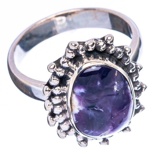 Mexican Purple Opal (Morado) Ring Size 6 (925 Sterling Silver) R5083
