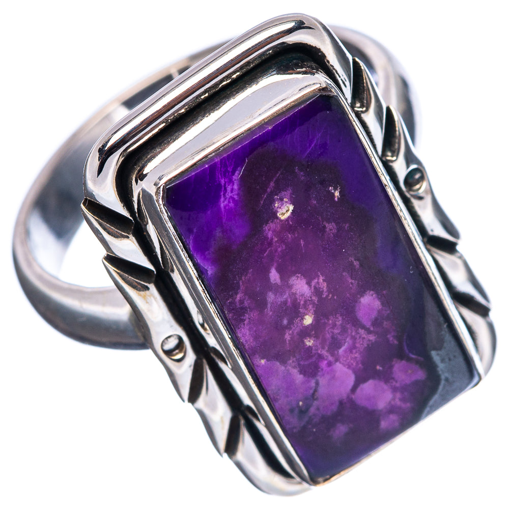 Premium Sugilite Ring Size 8 (.925 Sterling Silver)