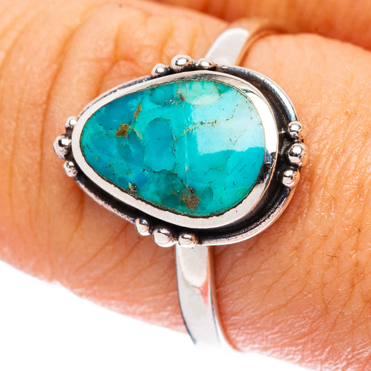 Rare Arizona Turquoise Ring Size 8.75 (925 Sterling Silver) R4557