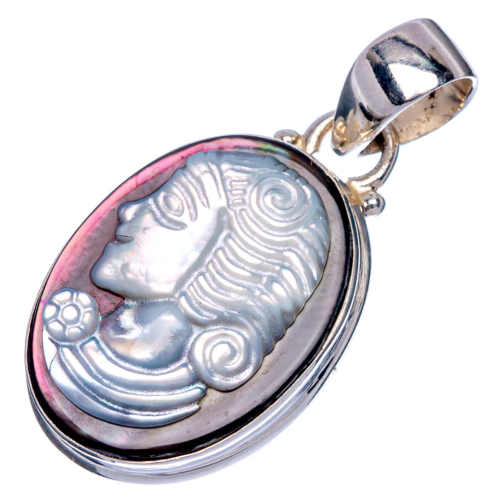 Cameo Pendant 1 1/4" (925 Sterling Silver) P40174