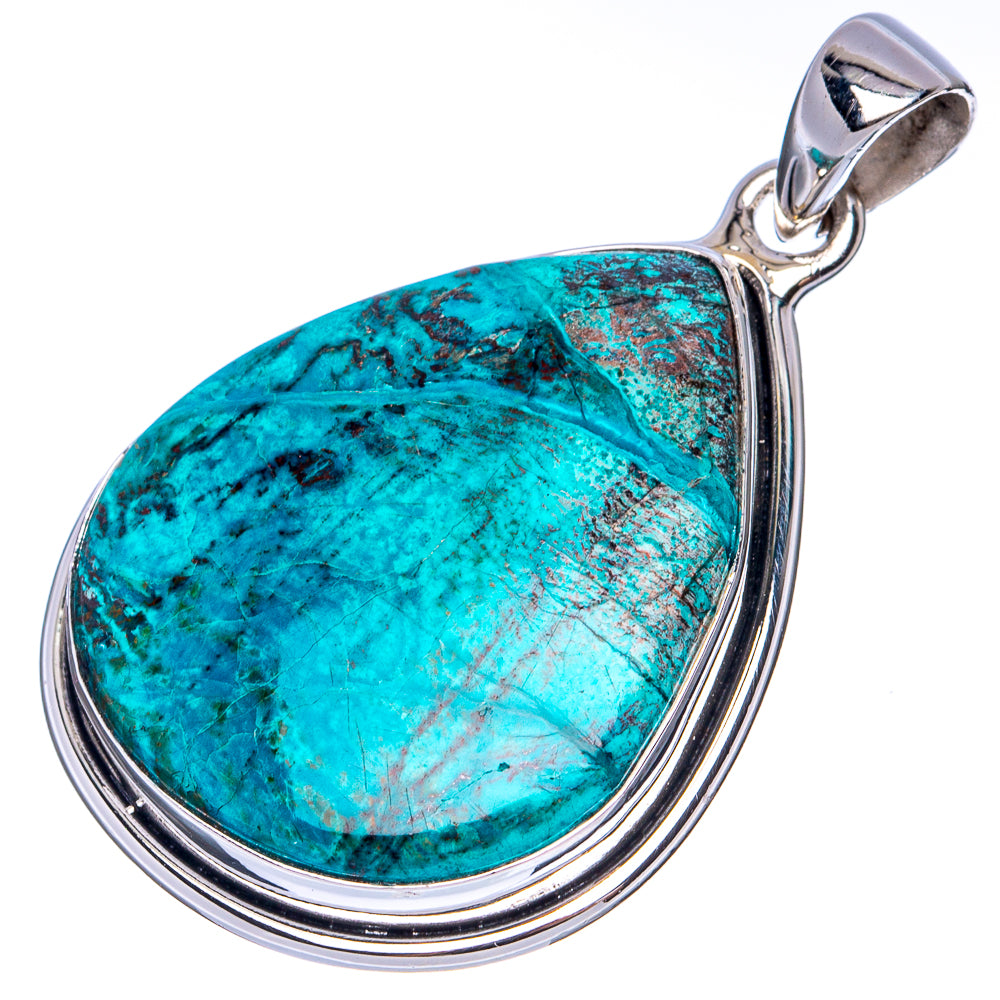 Shattuckite Pendant 1 5/8" (925 Sterling Silver) P41345