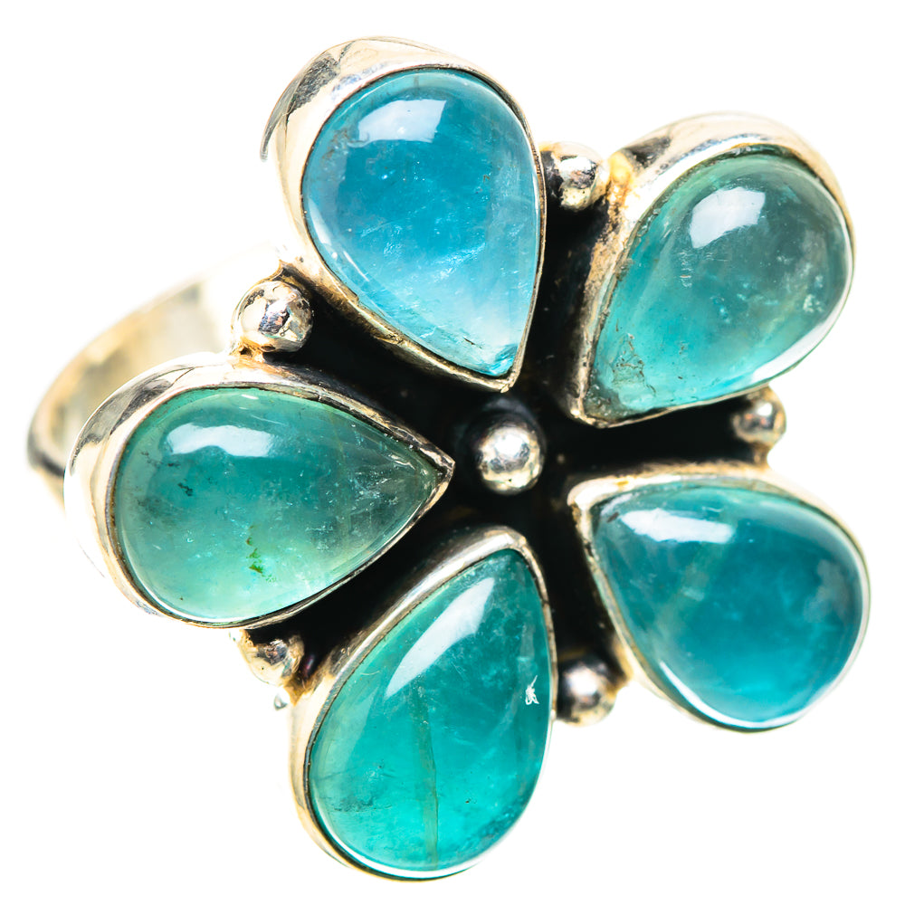 Blue Fluorite Ring Size 8.25 (925 Sterling Silver) RING138540