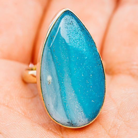 Peruvian Opal Ring Size 7.25 (German Silver)