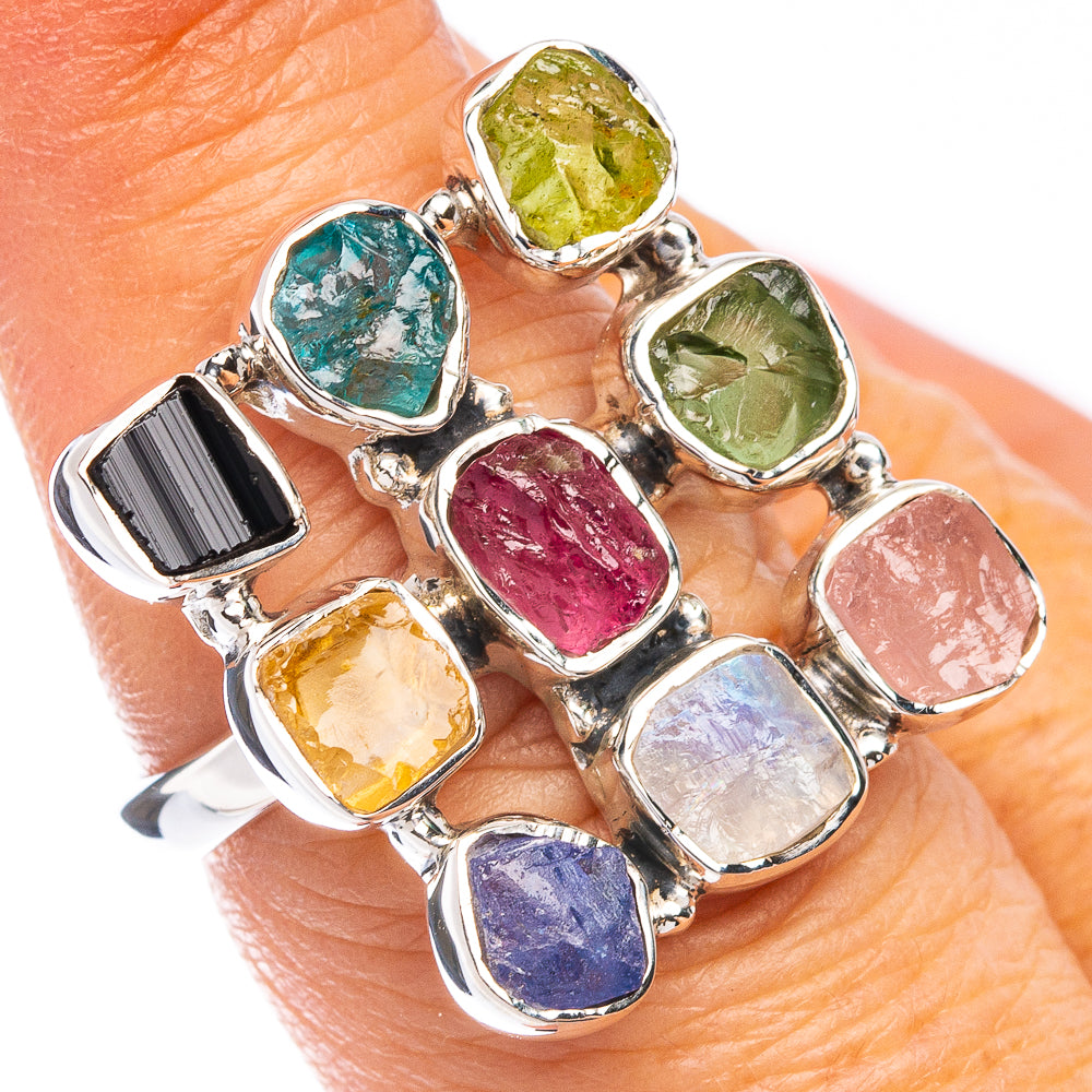 Premium Multi-stone Ring Size 7 (925 Sterling Silver) R8090