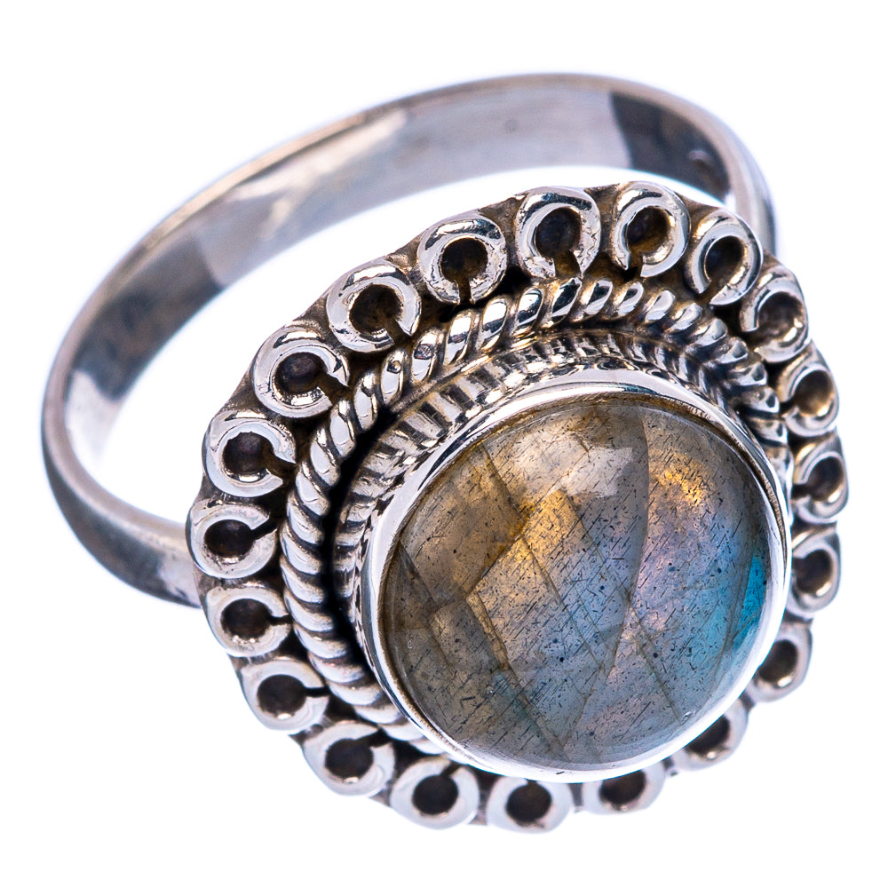 Labradorite Ring Size 8 (925 Sterling Silver) R146051