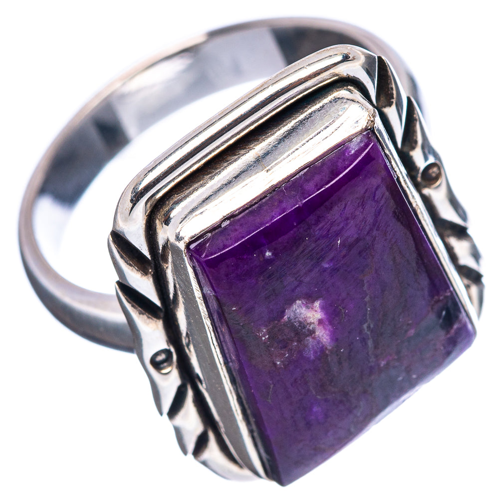 Premium Sugilite Ring Size 7.75 (.925 Sterling Silver)