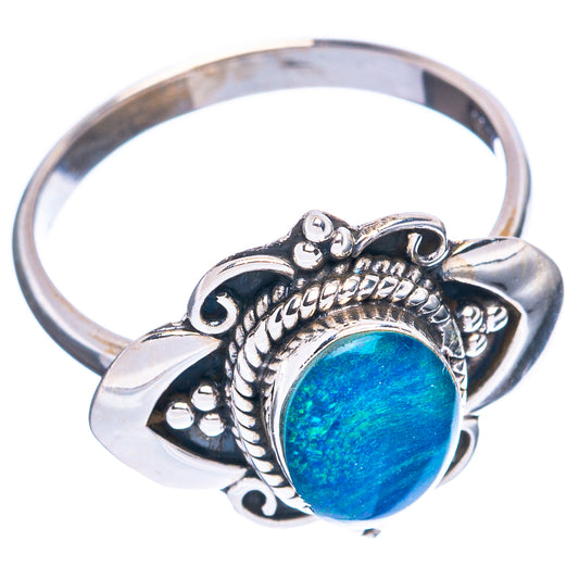Rare Doublet Opal Ring Size 8.25 (925 Sterling Silver) R5009