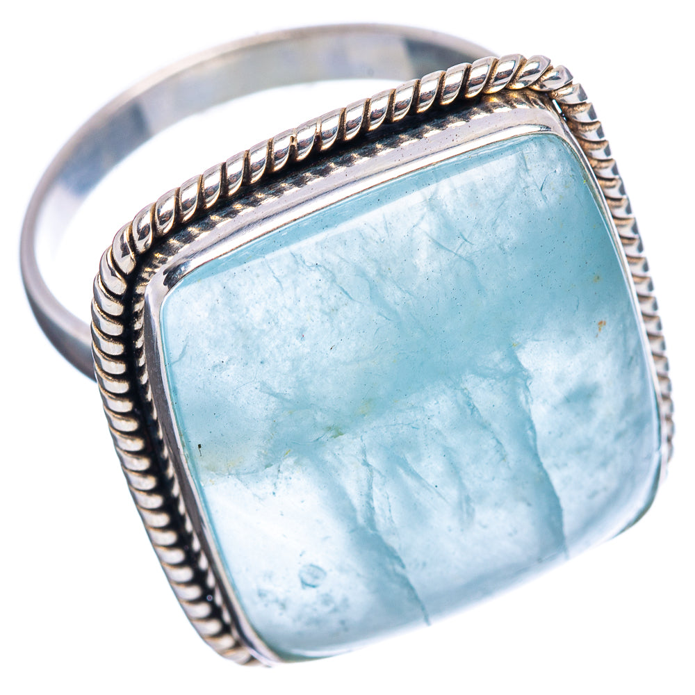 Premium Aquamarine Ring Size 10 (.925 Sterling Silver)