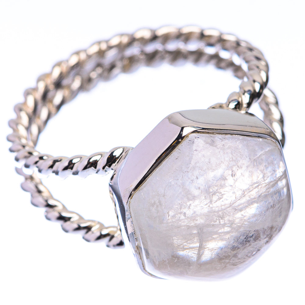 Premium Rainbow Moonstone Ring Size 7.25 (925 Sterling Silver) R141826