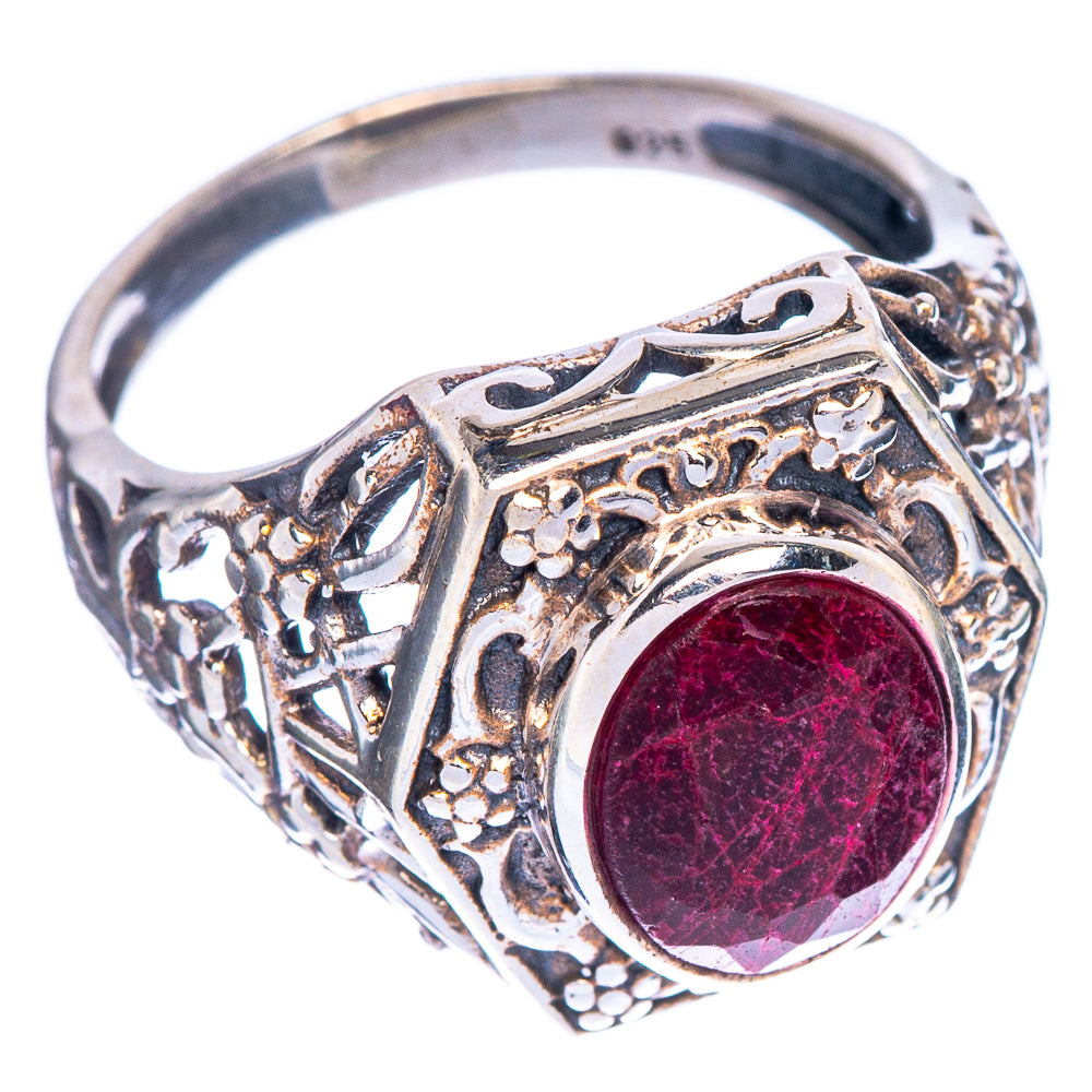 Ruby Fuchsite Ring Size 6.75 (925 Sterling Silver) R147244
