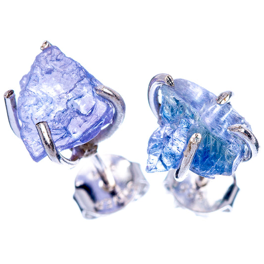 Tanzanite Dainty Earrings 3/8" (925 Sterling Silver) E2030