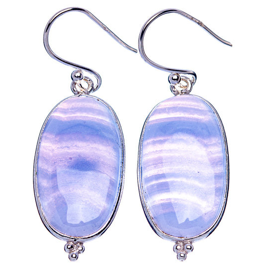 Bumble Bee Jasper 925 Sterling Silver Earrings 1 5/8" (925 Sterling Silver) E1947