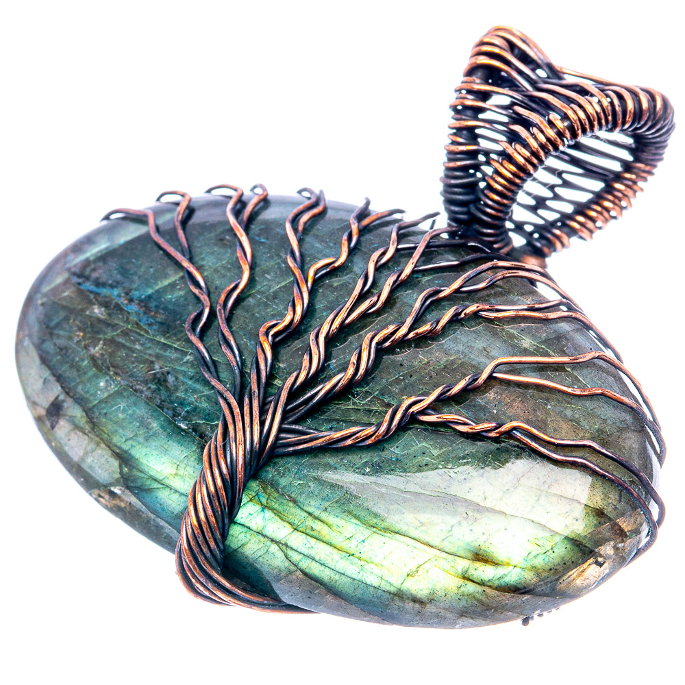 Labradorite Tree of Life 1 5/8" (Oxidized Copper)