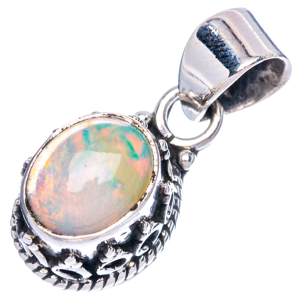 Rare Ethiopian Opal Pendants 7/8" (925 Sterling Silver) P42346