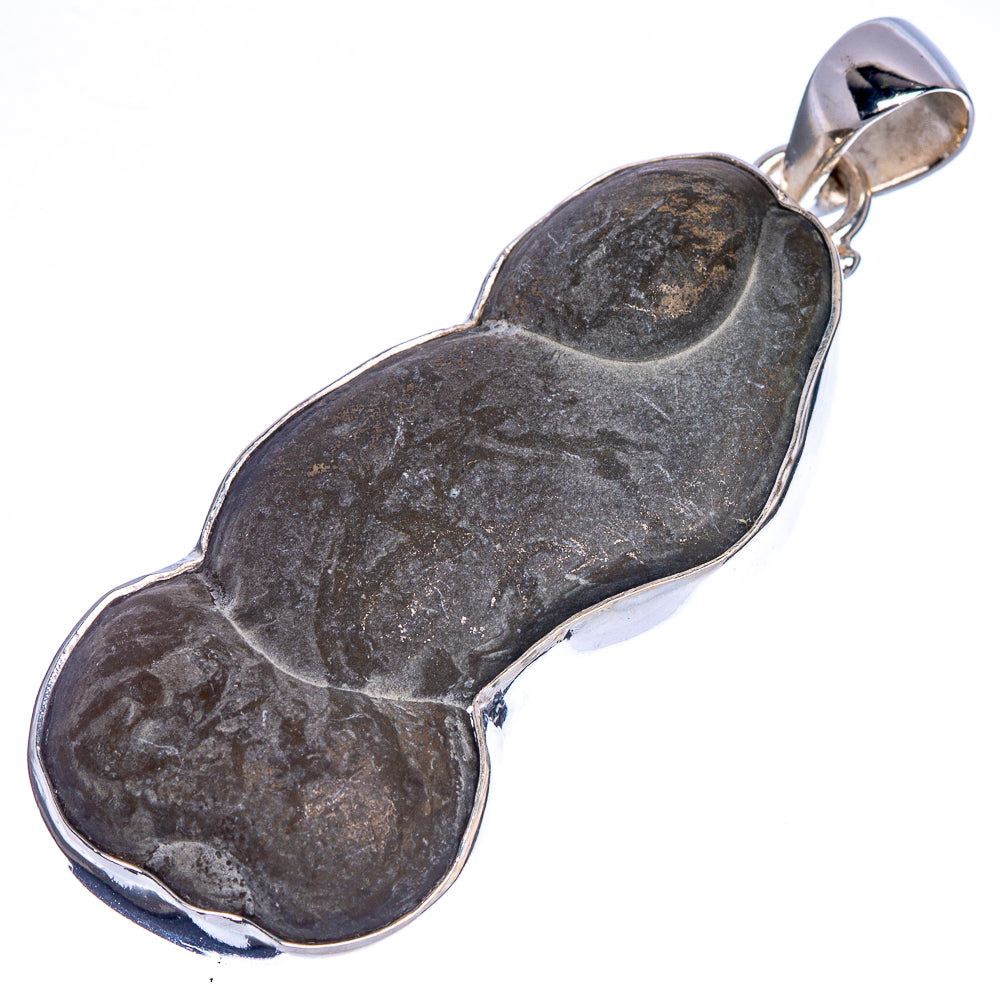 Menilite Opal Pendant 2 1/8" (925 Sterling Silver) P40765