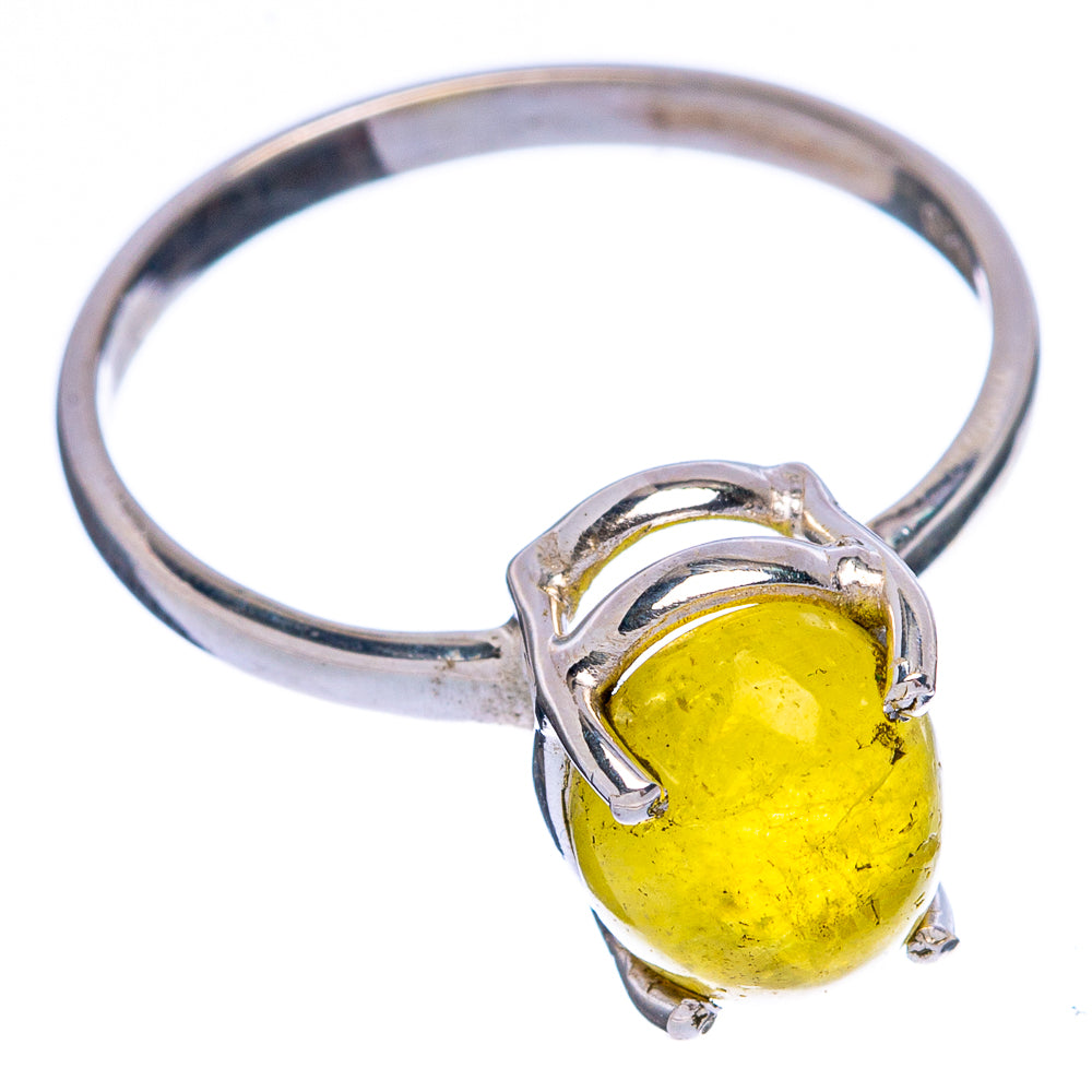 Rare Brucite Ring Size 7.25 (925 Sterling Silver) R146633
