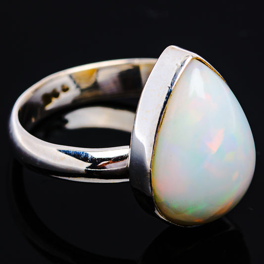 Premium Ethiopian Opal Ring Size 5 Adjustable (.925 Sterling Silver)