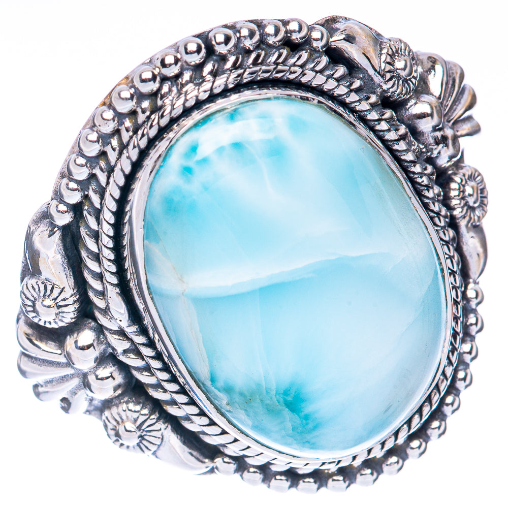 Signature Larimar Ring Size 8.75 (925 Sterling Silver) R2549