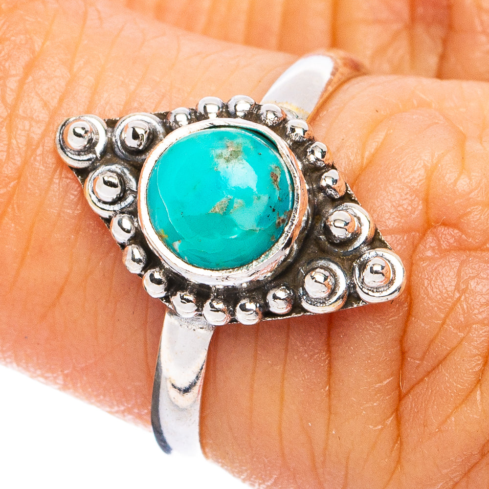 Mohave Turquoise Ring Size 6 (925 Sterling Silver) R8249