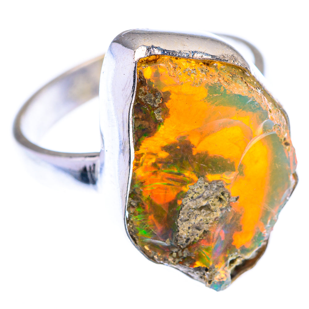 Raw Ethiopian Opal 925 Sterling Silver Ring Size 7 (925 Sterling Silver) RING140305