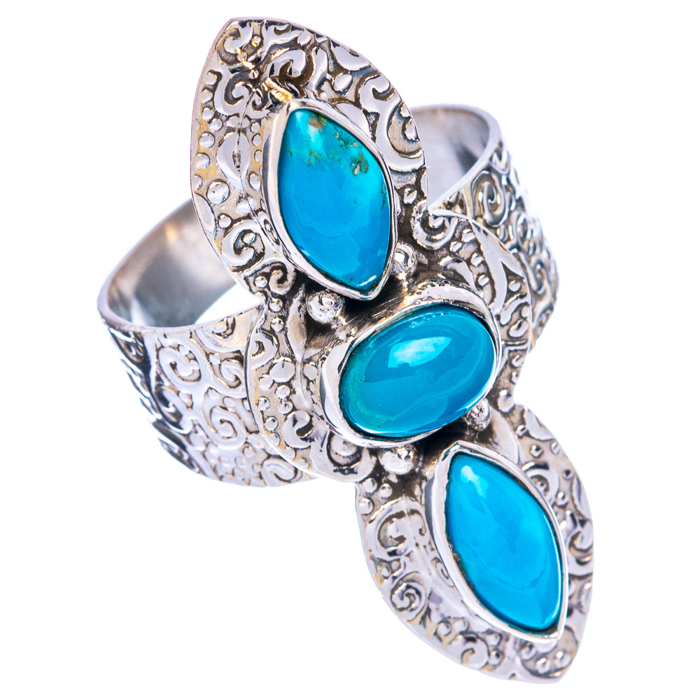 Large Sleeping Beauty Turquoise Ring Size 9 (925 Sterling Silver) R144494