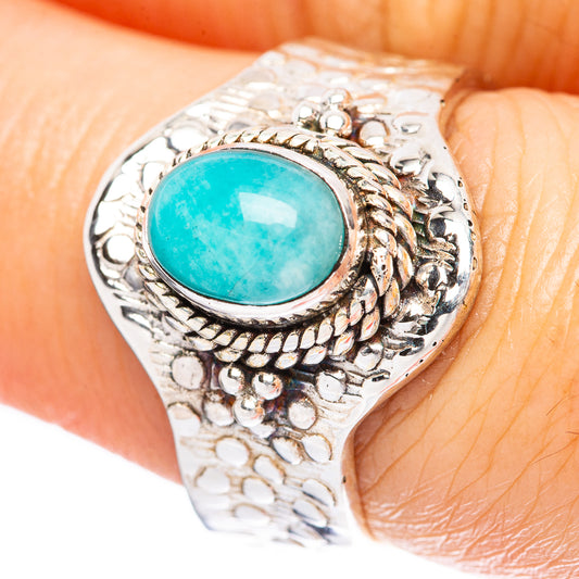 Amazonite Ring Size 7 (925 Sterling Silver) R3769