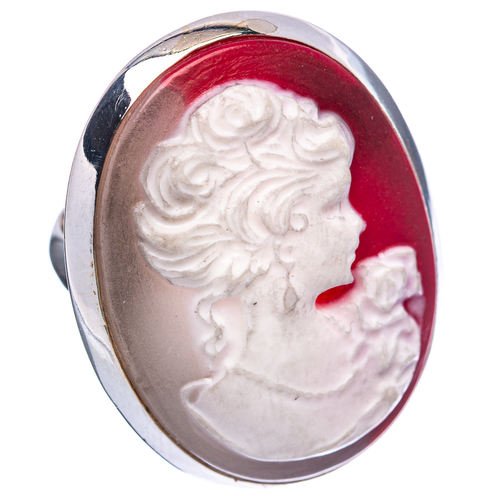 Cameo Composite Material Ring Size 5.75 (.925 Sterling Silver)