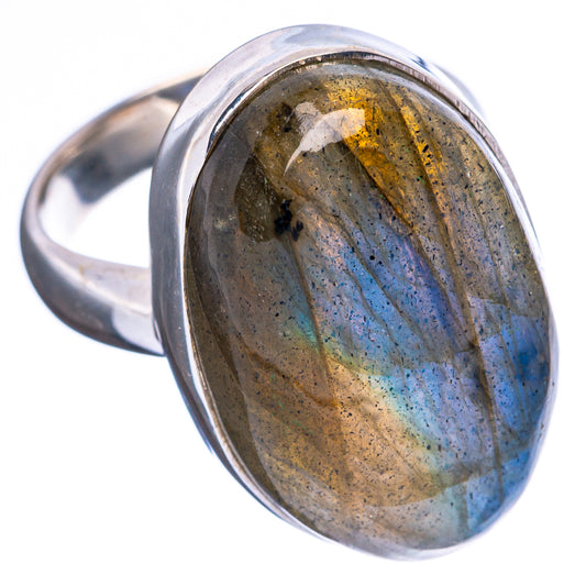 Labradorite Ring Size 5.5 (925 Sterling Silver) R4547