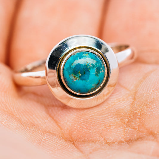 Mohave Turquoise Ring Size 10 (.925 Sterling Silver)