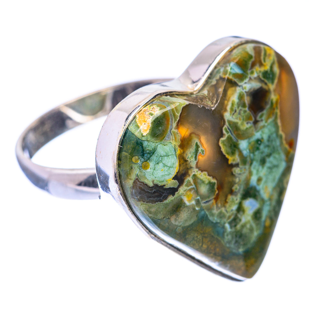 Large Rainforest Opal Ring Size 10 (925 Sterling Silver) R141385