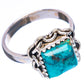 Kingman Turquoise Ring Size 6.75 (925 Sterling Silver) R4039