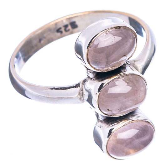 Rose Quartz Dainty Ring Size 7 (925 Sterling Silver) R5289