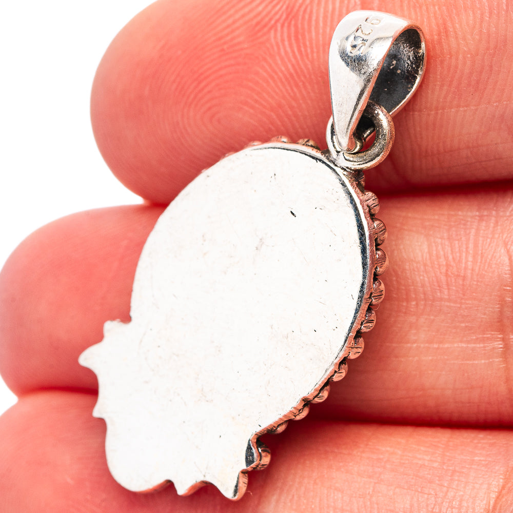 Aurora Opal Pendant 1 3/8" (.925 Sterling Silver)