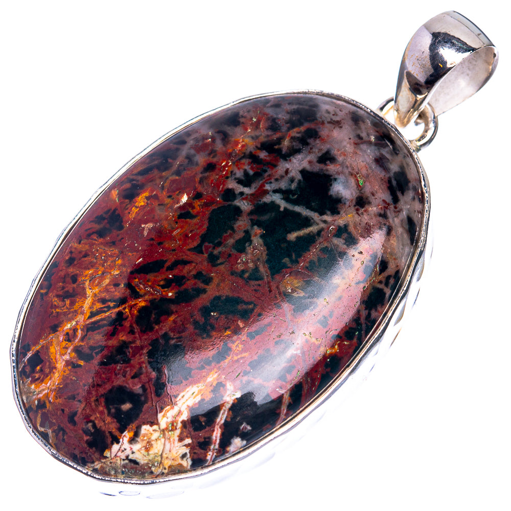 Picasso Jasper 925 Sterling Silver Pendant 2 1/8"